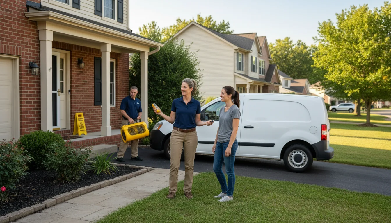 Residential water damage restoration in Hazel Crest, IL
